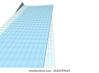 Vetor de fundo arquitetônico moderno desenho 3d