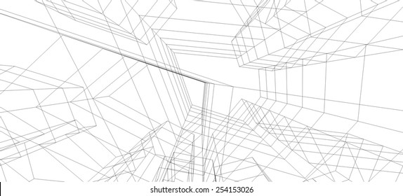 modern architectural building