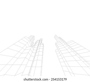 modern architectural building