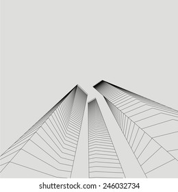 modern architectural building construction