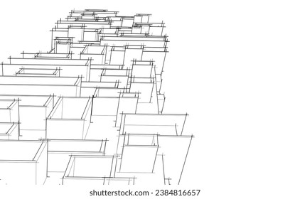 Diseño de diseño arquitectónico de і moderno 