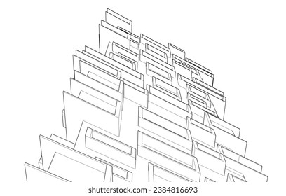 Diseño de diseño arquitectónico de і moderno 