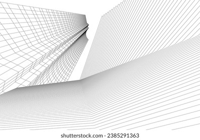 Diseño de diseño arquitectónico de і moderno 