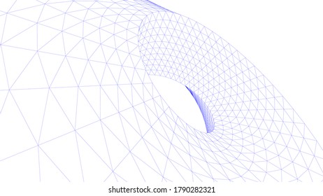 Modern architectural linear 3d background