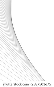 Modern Architectural Wireframe. Futuristic Skyscraper Perspective