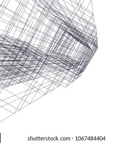 Modern architecture 3d