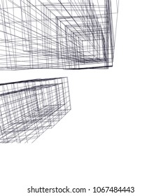 Modern architecture 3d
