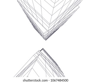 Modern architecture 3d