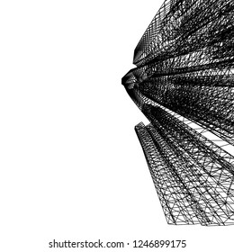 Modern architecture 3d