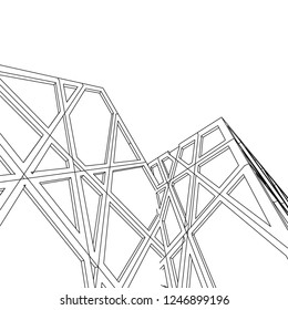 Modern architecture 3d