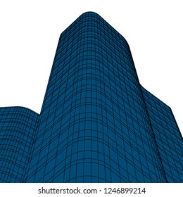 Modern architecture 3d
