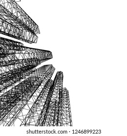 Modern architecture 3d