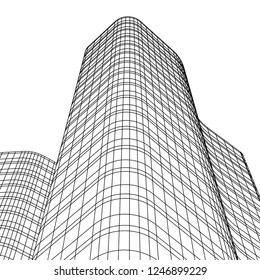 Modern architecture 3d