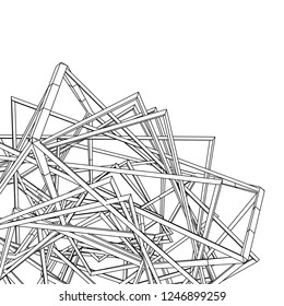 Modern architecture 3d