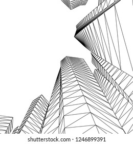 Modern architecture 3d