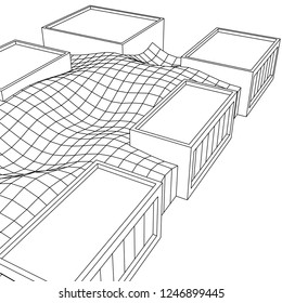 Modern architecture 3d