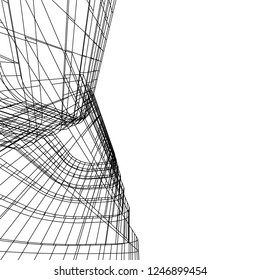 Modern architecture 3d