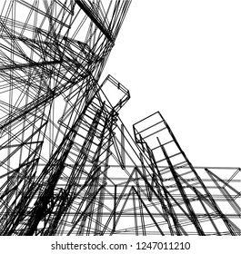 Modern architecture 3d