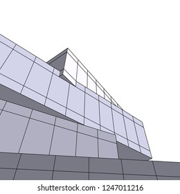 Modern architecture 3d