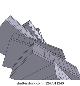 Modern architecture 3d