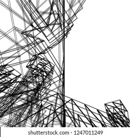 Modern architecture 3d