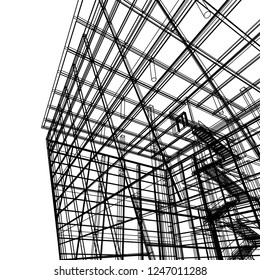 Modern architecture 3d