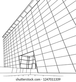 Modern architecture 3d