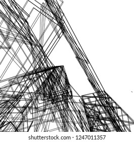 Modern architecture 3d