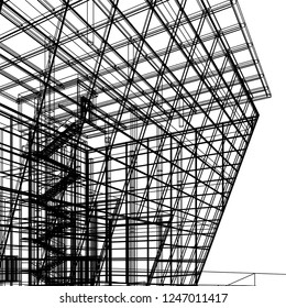 Modern architecture 3d