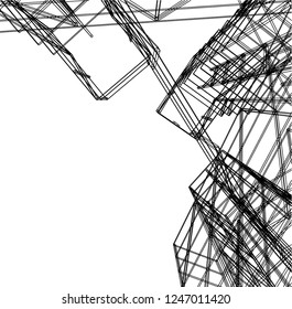 Modern architecture 3d