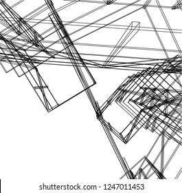 Modern architecture 3d