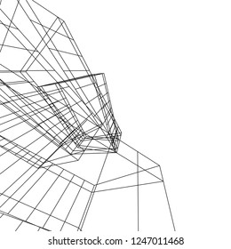 Modern architecture 3d