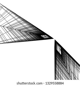 modern architecture 3d