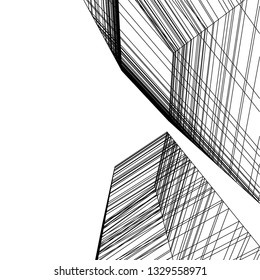 modern architecture 3d