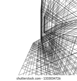 Modern architecture 3d