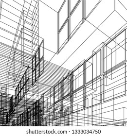 Modern architecture 3d