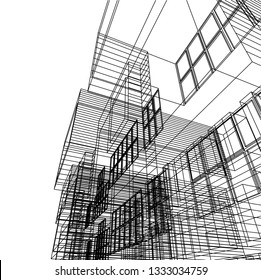 Modern architecture 3d
