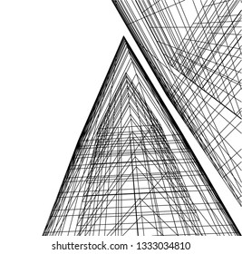 Modern architecture 3d