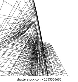 Modern architecture 3d