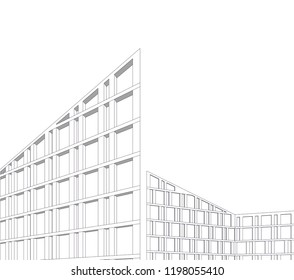 modern architecture building