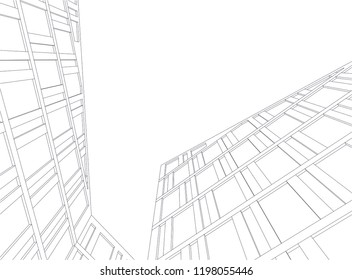 modernes Bauwerk