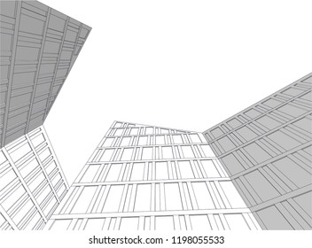 modern architecture building