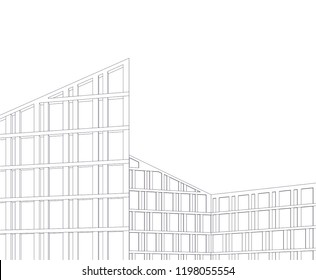modern architecture building