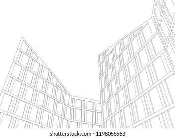 modern architecture building