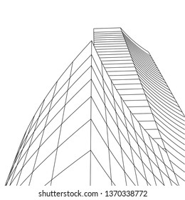 Modern architecture building