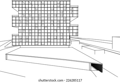 modern architecture building