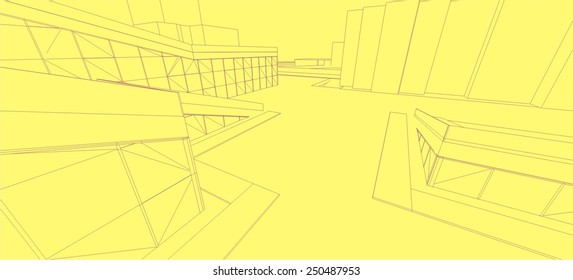 modern architecture building