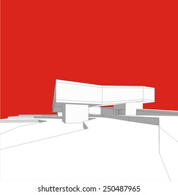 modern architecture building