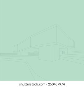 modern architecture building