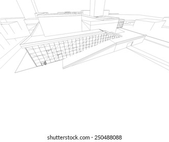 modern architecture building